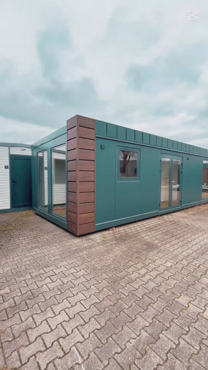 Containerwoning 35m2 10x3,5m - 1 Slaapkamer