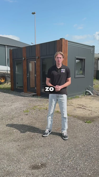 Kantoorunit 5x3,2m RO - Met Toilet en Keukenblokje