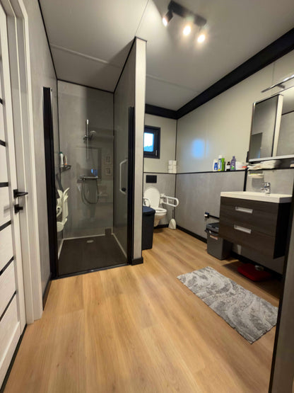 Mantelzorgunit 83m² (13x6,4m) - 2 slaapkamers - RO