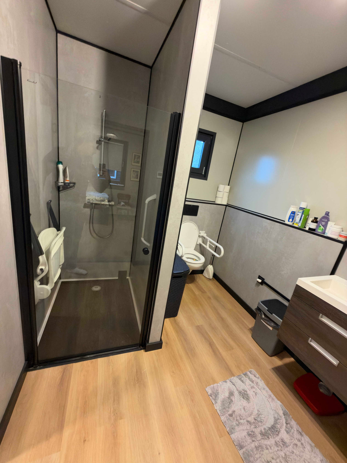 Mantelzorgunit 83m² (13x6,4m) - 2 slaapkamers - RO