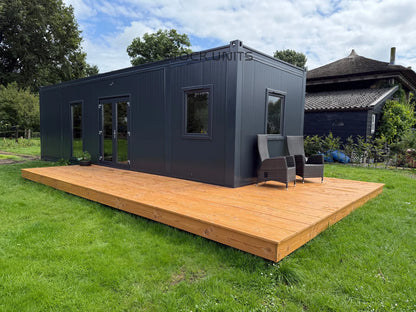 Woonunit 10x3,2m RO - 1 Slaapkamer