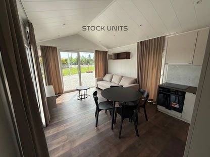 Tiny House “Mokka XL” – 55 m² Luxe Woning met 2 Slaapkamers & Vloerverwarming