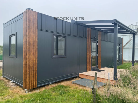 Woonunit 11x3,2m RO - 1 slaapkamer