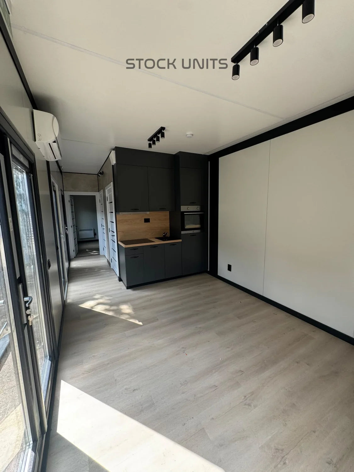 Woonunit 13,5x3,2m RO (SNF normering) - 2 slaapkamers