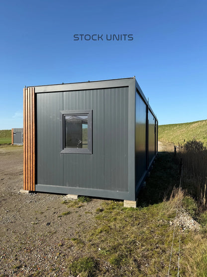 Woonunit 13x3,2m RO 42m2 - 1 slaapkamer - Direct leverbaar