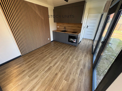 Woonunit 8x3,2m PL - 1 slaapkamer