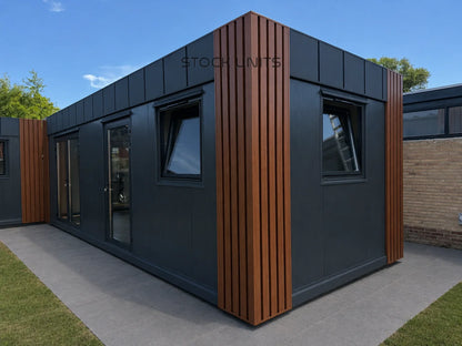 Woonunit 8x3,2m PL - 1 slaapkamer