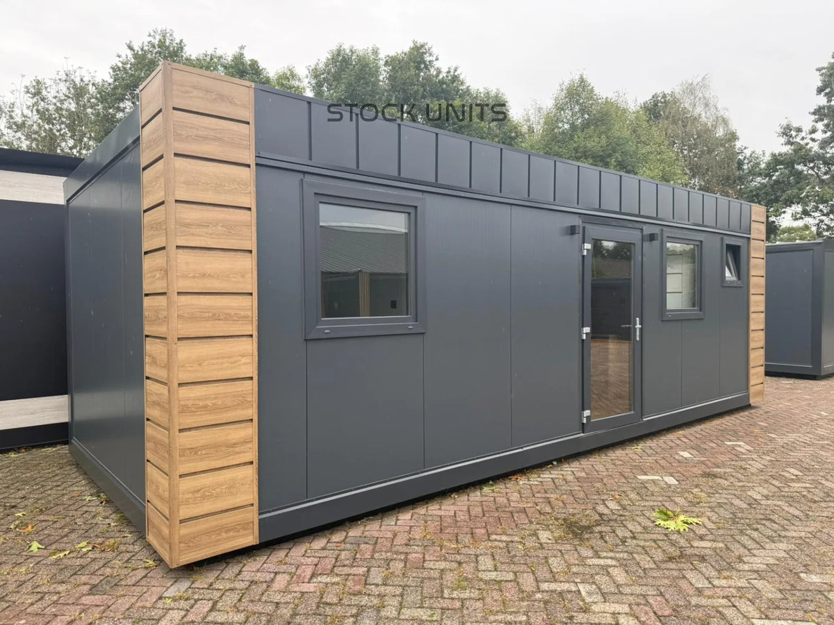 Tiny House 8x3,2m - 1 slaapkamer - Direct leverbaar