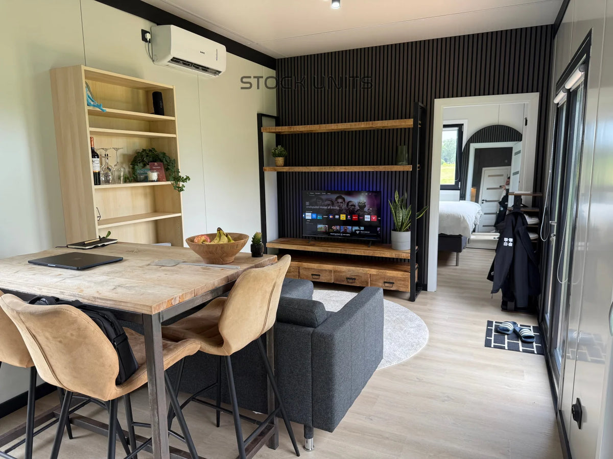 Woonunit 10x3,2m RO - 1 Slaapkamer