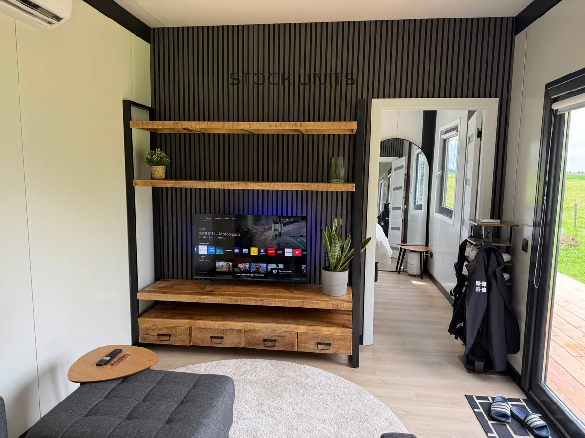 Woonunit 10x3,2m RO - 1 Slaapkamer
