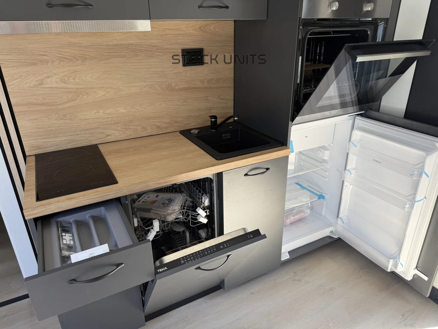 Woonunit 10x3,2m RO - 1 slaapkamer - Direct leverbaar