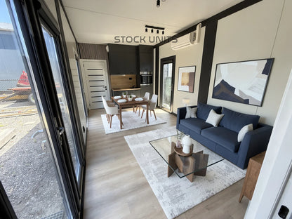 Woonunit 10x3,2m RO - 1 slaapkamer - Direct leverbaar