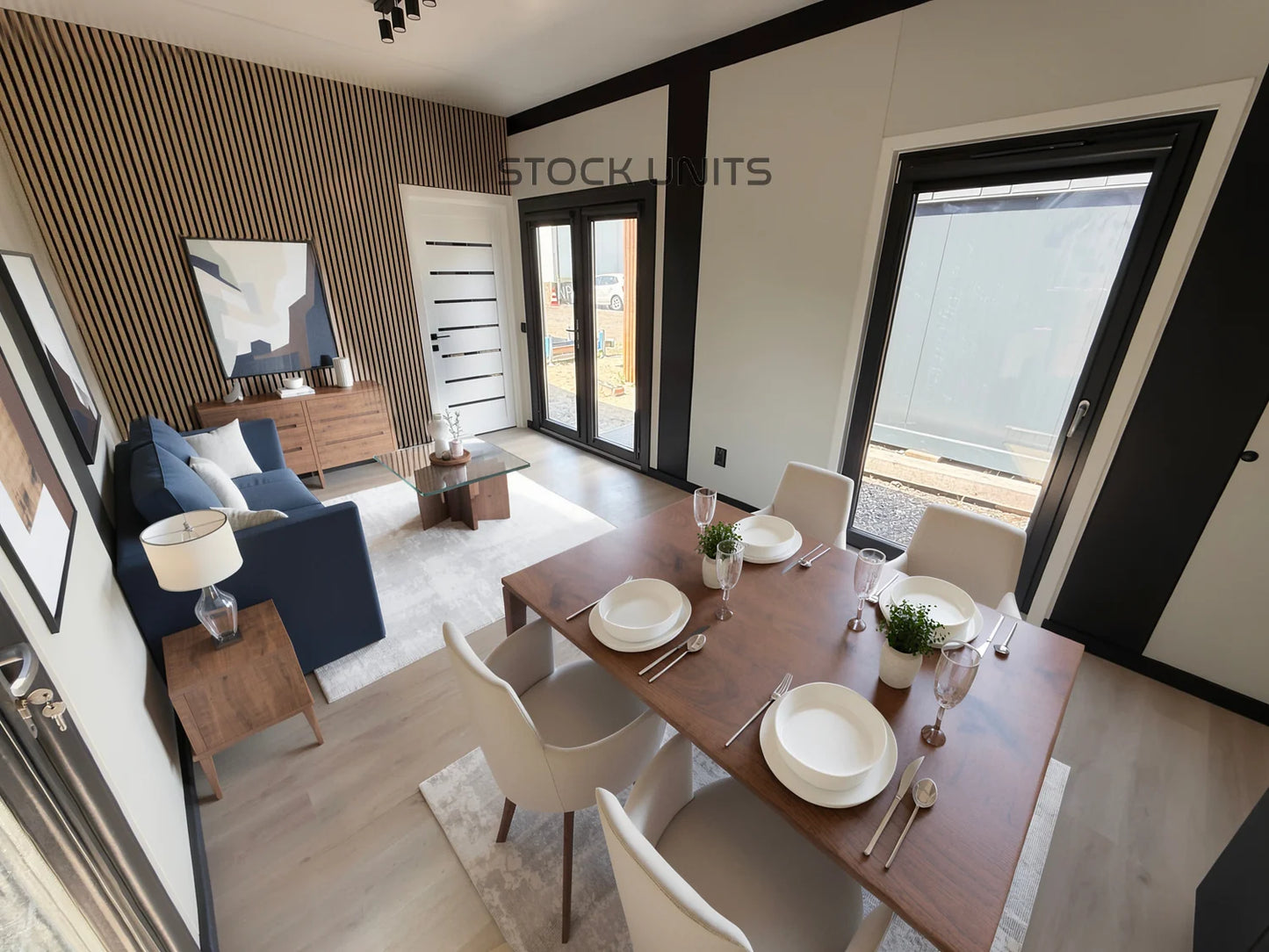 Woonunit 10x3,2m RO - 1 slaapkamer - Direct leverbaar