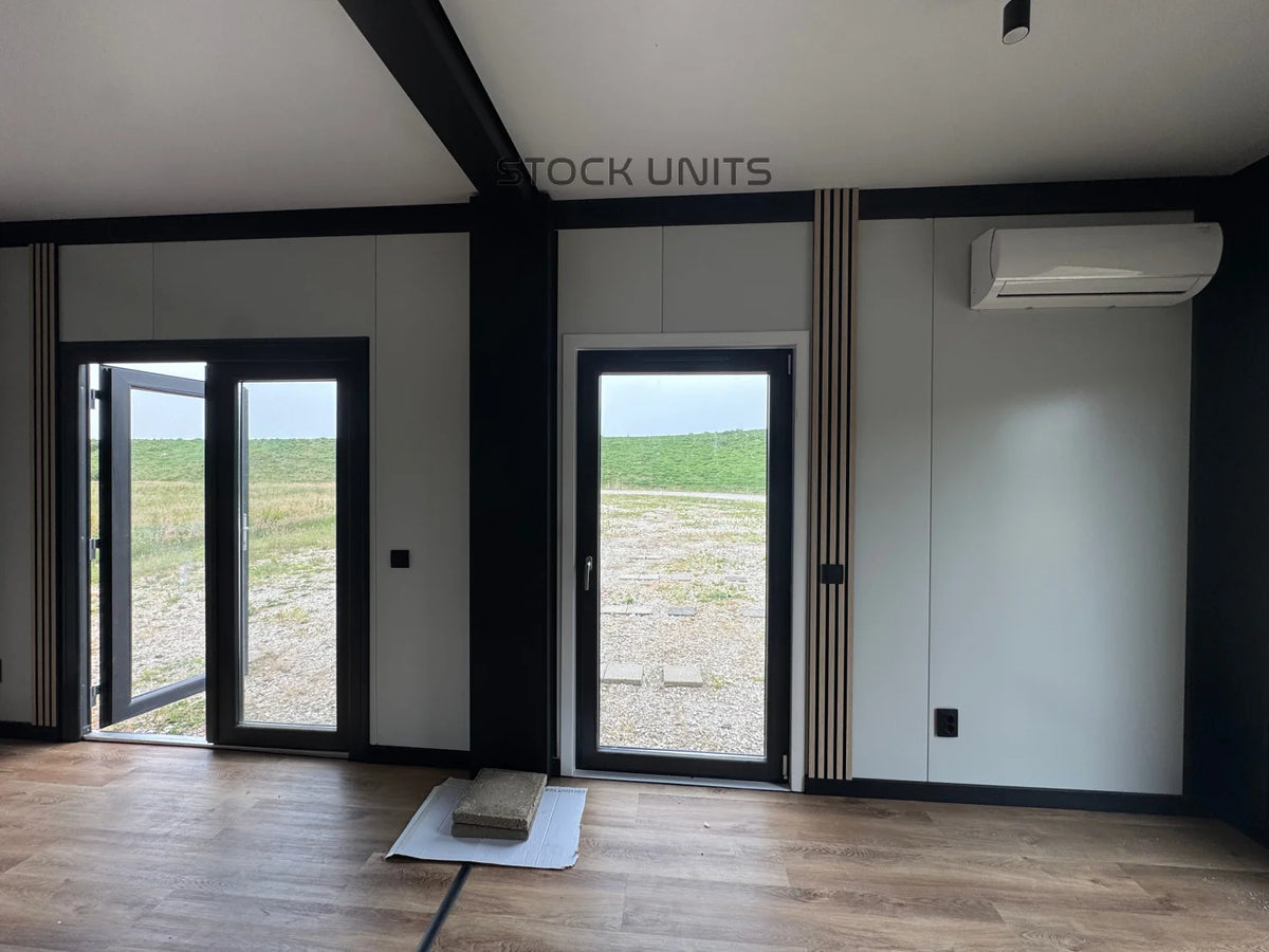 Woonunit 38m² – 6x6,4m geschakeld – 1 slaapkamer - RO