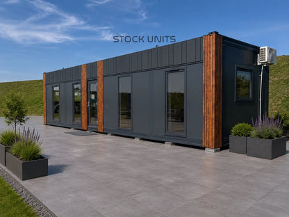 Woonunit 42m² (13x3,2m) - 2 slaapkamers - RO