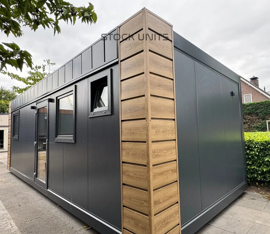 Woonunit 8x3,2m 1 slaapkamer