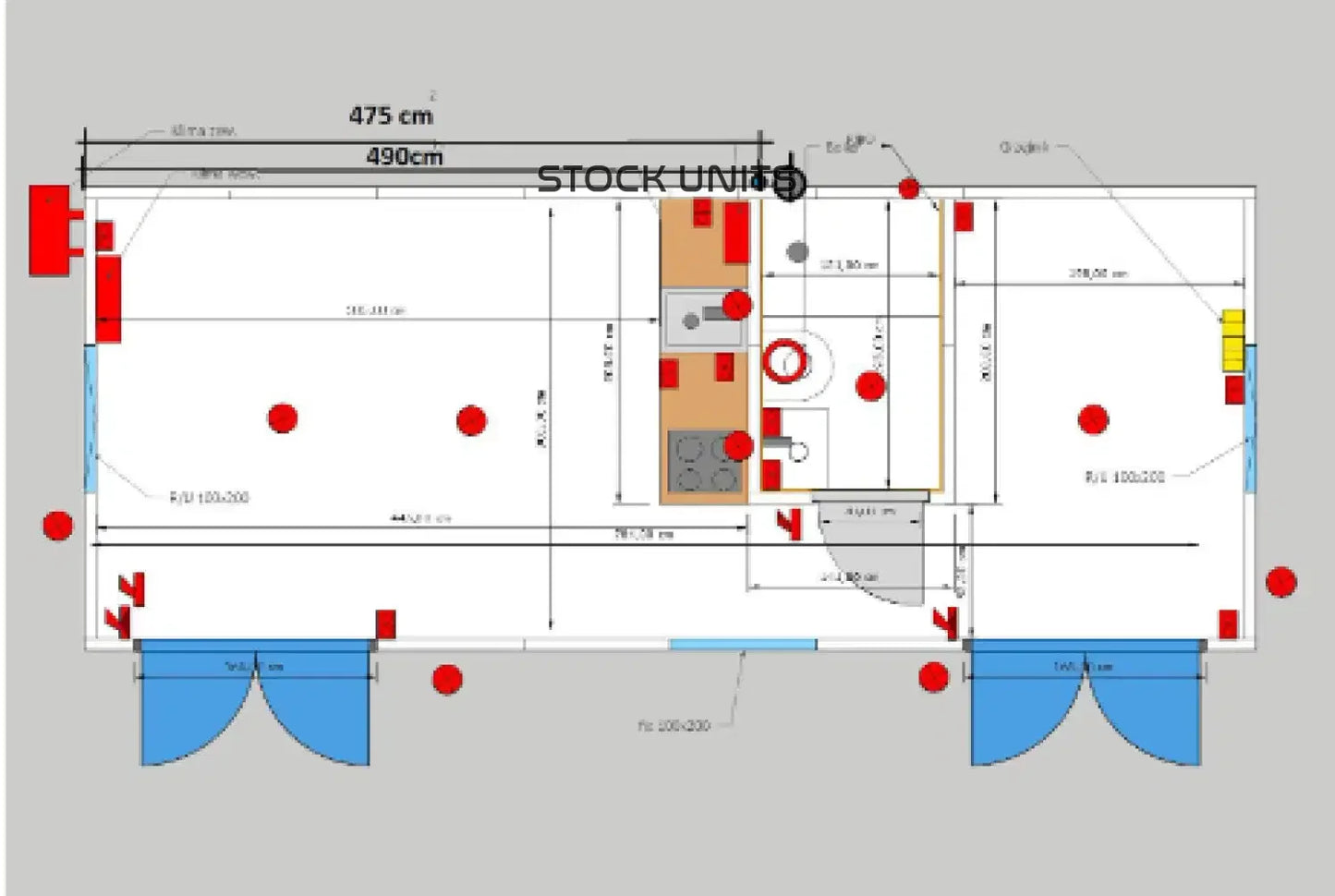 Woonunit 8X3 2M A