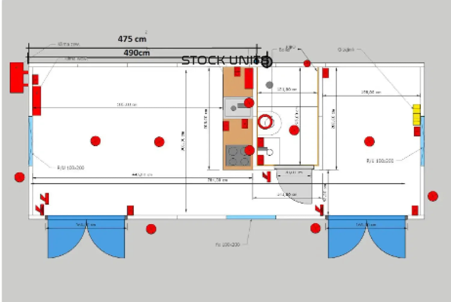 Woonunit 8X3 2M A