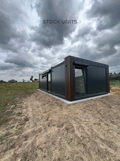 Woonunit L-vorm 33m² (6x3,2 + 5x3,2m) - 1 slaapkamer - PL