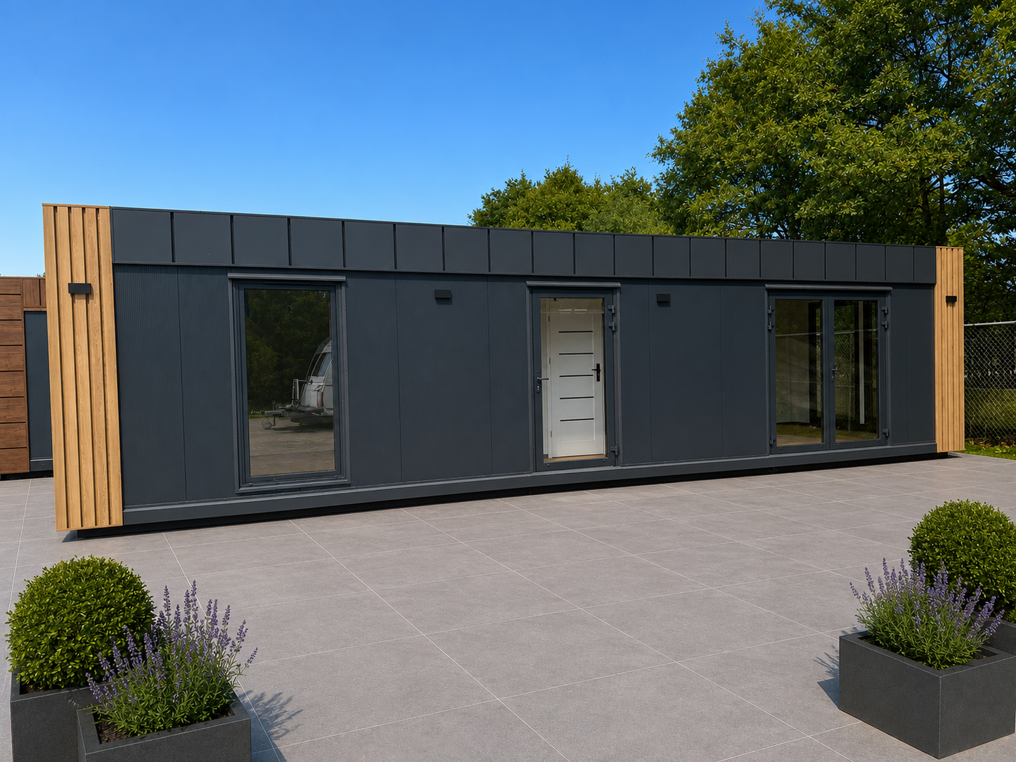 Woonunit 35m² (11x3,2m) - 1 slaapkamer - PL