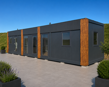 Woonunit 42m² (13x3,2m) - 1 slaapkamer - RO